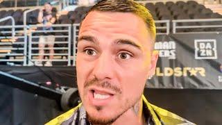 George Kambosos REACTS to Jai Opetaia BRUTAL KNOCKOUT of David Nyika