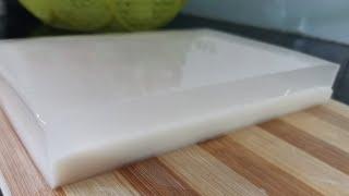 COCONUT JELLY | ASIAN COCONUT JELLO |HOW TO MAKE COCONUT JELLY DESSERT