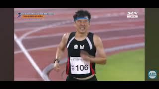 2023 문화체육관광부장관배 제31회 전국생활체육 육상경기대회 1500m (m35) 결승 1위 충남  김태식4분17초