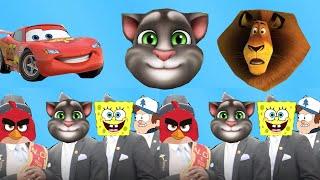 Talking Tom & Angry Birds & Cars & Madagascar & Gravity Falls - Coffin Dance Song MEGAMIX (COVER)