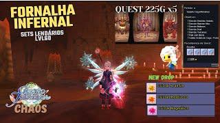 GF CHAOS - FORNALHA INFERNAL - DROP ITENS SETS LENDÁRIOS NOVOS