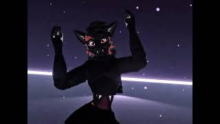 Wolfy dances to Kenny loggins - danger zone (lyrics in vrchat)