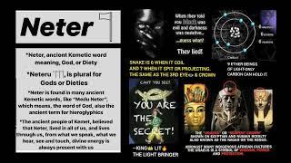 Who Is God (Neter)? God & Creation (Neteru)....Exposed...