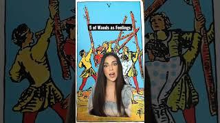 Tarot Cards as Feelings: 5 of Wands #shorts #tarotcardmeaning #howdotheyfeel