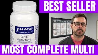 Pure Encapsulations ONE Multivitamin Review - Best Multivitamin, Complex Metafolin, CoQ10, & Lutein