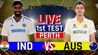 Live India vs Australia 1st Test DAy-1 | Aus vs Ind 1st Test Perth Stadium | Today Live Match