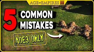 5 Common Mistakes ONLY Age of Empires 3 Players Make