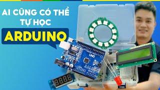 Học lập trình Arduino KHÔNG HỀ KHÓ - Bộ KIT học tập Arduino Uno R3 BLK