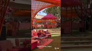 Indian Wedding Mahndi Setup!!Pink Color@Balaji Events Jaipur 8058347606