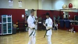 sparing with kazuma sensei 20121115