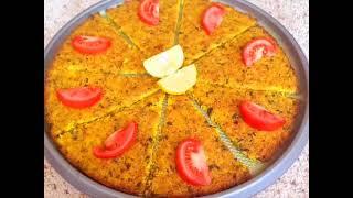 How to make potato patties, persian recipe( koko sibzamini ), طرز تهیه کوکو   سیب زمینی در داش (فر)