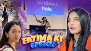 FATIMA KI LUMS MAI SPEECH  | Audience Ka Reaction  | Rabia Ki Dushman University 