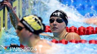 Katie Ledecky posts fastest time in women's 200m freestyle semis at Olympic Trials | NBC Sports