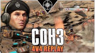 Matilda's Must Halt the German Drive | 4v4 Black Gold | Company of Heroes 3 Replays #26