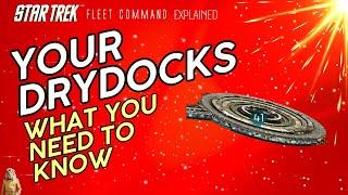 Your DRYDOCKS | How to play Star Trek Fleet Command | Outside Views STFC 2023