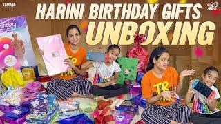 Harini Birthday Gifts Unboxing || Mahishivan || Tamada Media