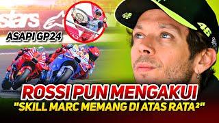 VALENTINO ROSSI MENGAKUISKIL MARC MARQUEZ MEMANG SANGAT HEBAT~TERKAGUM BISA PODIUM DGN MTR BEKAS