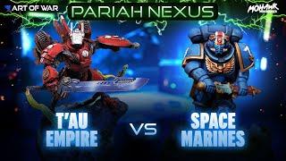 T'au Empire vs. Ultramarines Competitive Warhammer 40k Battle Report