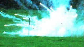 SLOW MOTION 75mm Star Shell in mortar 5000fps