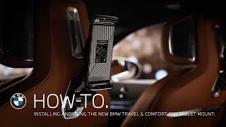 Learn How to Install and Use the BMW Travel & Comfort System Pro Tablet