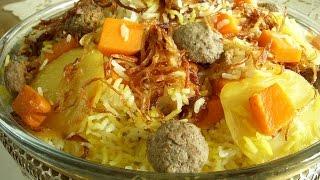 کدوحلوایی پلو Pumpkin Pilaf | Kadoo Halvayi Polo