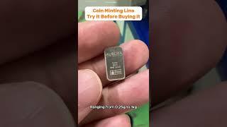 Coin Minting Line-Try it Before Buying it