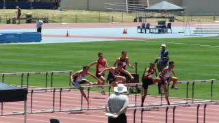 100mH Final U16B Sasha Zhoya 12.66 +1.1 Australian All Schools 2016