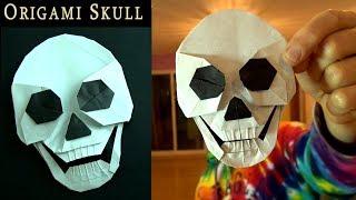 Origami Skull that Talks and Flies!