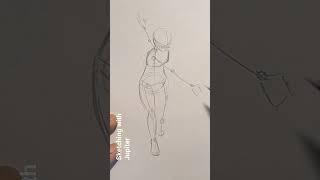 Dynamic Pencil Portraits: Capturing Motion on Paper #drawing #art #howtodraw