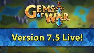 ️ Gems of War: Version 7.5 Live Tonight! ️