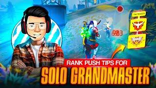 How to Reach Grandmaster Fast in Br Rank  | Solo Rank Push Tips & Tricks  |  | Utkarsh FF