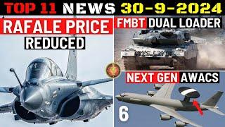 Indian Defence Updates : Rafale Price Reduced,Tejas Mk2 2026,FMBT Dual Loader,6 Next Gen AWACS