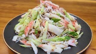 Cucumber creme salad welcomed by everyone  The best summer diet salad