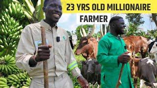 How He Became A Millionaire Farmer In Uganda At 23 Years - JR Gisa Mixed Farm