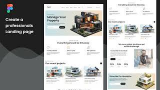 Real Estate Landing page Figma Download Free Templates