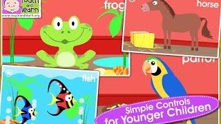 Learn Animals Names Educational Game for Kids and toddlers