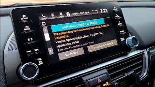 Updating Display Audio Software for Honda Accord 2018-2020 (18AA-2071-001)