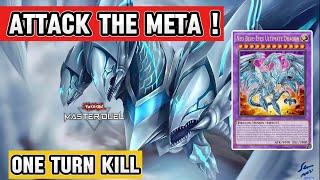 NEO-BLUE-EYES ULTIMATE DRAGON Deck, Crushing Meta with 3 Headed Blue-Eyes [Master Duel]