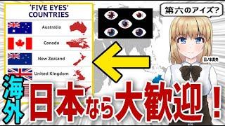 【海外の反応】日本が機密情報協定「ファイブアイズ」に加盟表明報道に海外がから称賛の声殺到！【日本人も知らない真のニッポン】