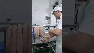 Small sausage filling and linking machine #electric sausage making machine