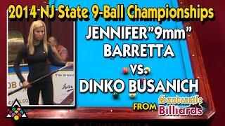 2014 NJ State 9-Ball Championships: Jennifer Barretta vs. Dinko Busanich