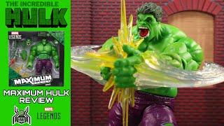 Marvel Legends Maximum Series Incredible HULK Comic Figure Review