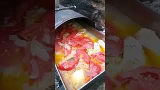 Блюда в казане Торба!Очень вкусно блюда на огне#огонь#еда#повар#лето#отдых#море#татарин#каникулы#116