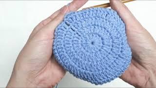 빵빵한 코바늘 호빵수세미 만들기 crochet scrubby