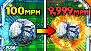 Rocket League, but the FIELD SPEEDS UP THE BALL