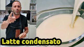 LATTE CONDESATO fatto in casa.Ideale per gelati e semifreddi.Ricetta facile per tutti