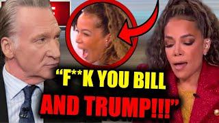 'The View' Host Sunny Hostin EXPLODES SCREAMING After Bill Maher Said He's ANTI WOKE & SUPPORT TRUMP