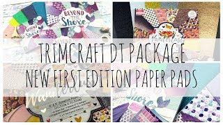 TRIMCRAFT DESIGN TEAM PACKAGE | December 2017 | New First Edition Paper Pads