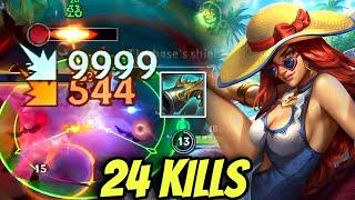 WILD RIFT ADC // THIS FORTUNE GET 24 KILLS WITH NEW OP BUILD AND RULES IN PATCH 5.3D GAMEPLAY!