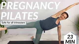 Pregnancy Pilates | 23-Min Prenatal Pilates Workout | No Equipment